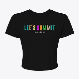 Lee's Summit Missouri Color Pop Women's Crop Top