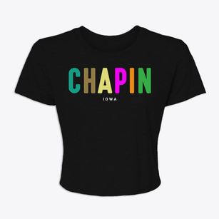 Chapin Iowa Color Pop Women's Crop Top