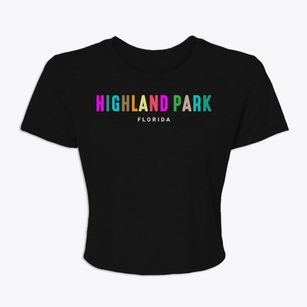 Highland Park Florida Color Pop Women's Crop Top