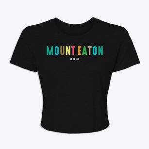 Mount Eaton Ohio Color Pop Women's Crop Top