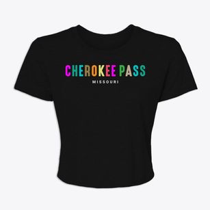 Cherokee Pass Missouri Color Pop Women's Crop Top