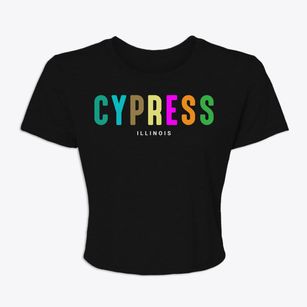 Cypress Illinois Color Pop Women's Crop Top