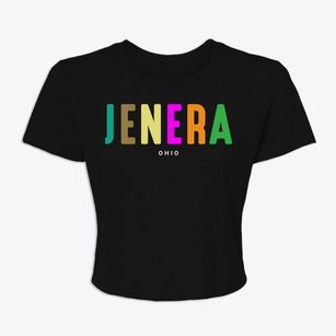 Jenera Ohio Color Pop Women's Crop Top