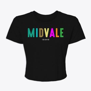 Midvale Idaho Color Pop Women's Crop Top