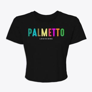 Palmetto Louisiana Color Pop Women's Crop Top