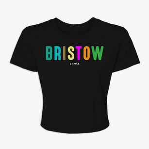 Bristow Iowa Color Pop Women's Crop Top