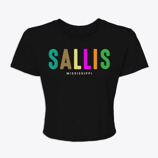 Sallis Mississippi Color Pop Women's Crop Top
