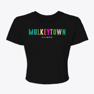 Mulkeytown Illinois Color Pop Women's Crop Top