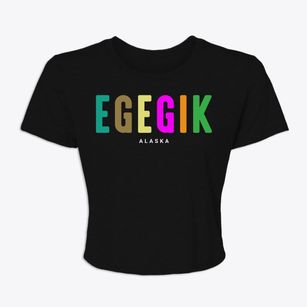 Egegik Alaska Color Pop Women's Crop Top
