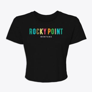Rocky Point Montana Color Pop Women's Crop Top