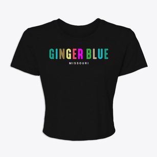 Ginger Blue Missouri Color Pop Women's Crop Top