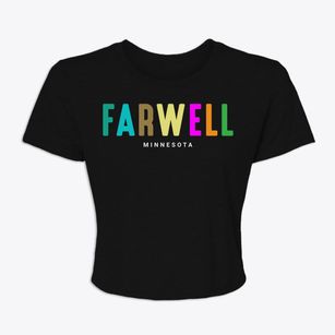 Farwell Minnesota Color Pop Women's Crop Top