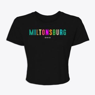 Miltonsburg Ohio Color Pop Women's Crop Top