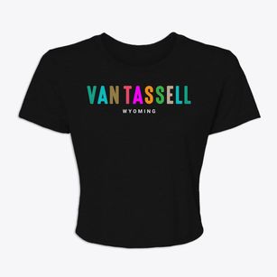 Van Tassell Wyoming Color Pop Women's Crop Top