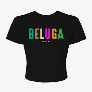 Beluga Alaska Color Pop Women's Crop Top
