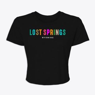 Lost Springs Wyoming Color Pop Women's Crop Top