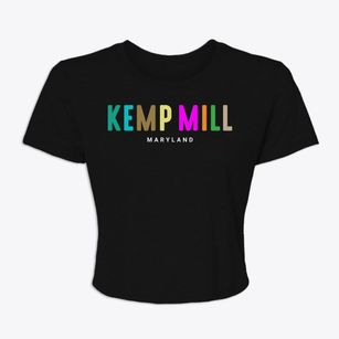Kemp Mill Maryland Color Pop Women's Crop Top