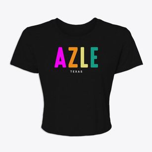Azle Texas Color Pop Women's Crop Top