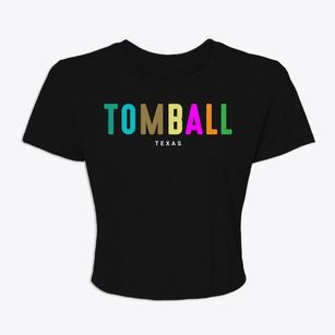 Tomball Texas Color Pop Women's Crop Top