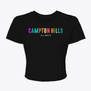 Campton Hills Illinois Color Pop Women's Crop Top