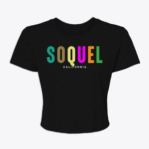 Soquel California Color Pop Women's Crop Top