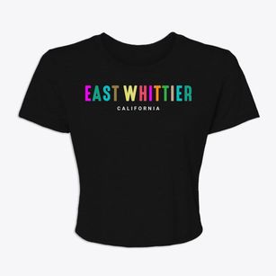 East Whittier California Color Pop Women's Crop Top