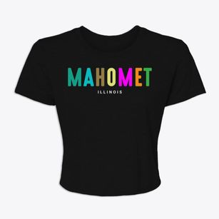 Mahomet Illinois Color Pop Women's Crop Top