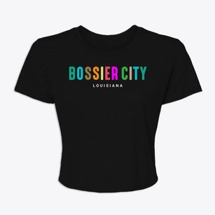 Bossier City Louisiana Color Pop Women's Crop Top