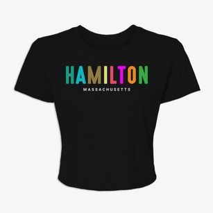 Hamilton Massachusetts Color Pop Women's Crop Top