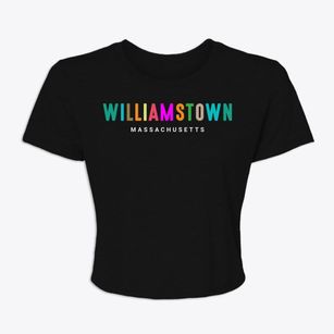 Williamstown Massachusetts Color Pop Women's Crop Top