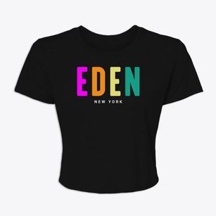 Eden New York Color Pop Women's Crop Top