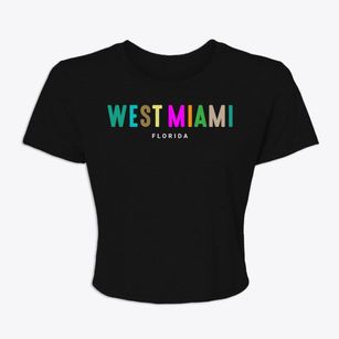 West Miami Florida Color Pop Women's Crop Top