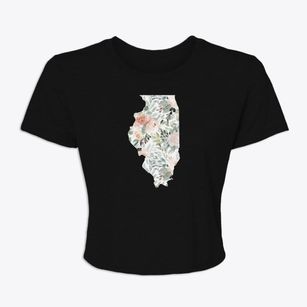  Illinois Spring Dream Women's Crop Top