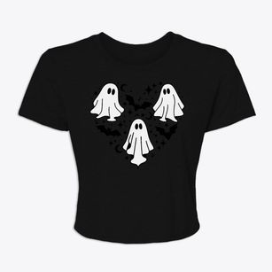   Ghost Heart Women's Crop Top