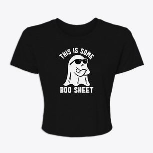   Boo Sheet Women's Crop Top