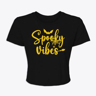   Spooky Vibes Women's Crop Top
