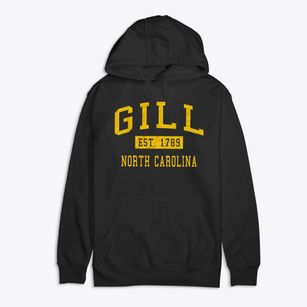 Gill North Carolina Classic Established Premium Cotton Hoodie