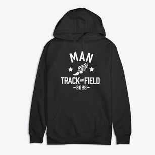 Man High School Track and Field Premium Cotton Hoodie