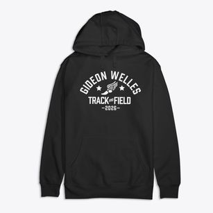 Gideon Welles Junior High School Track and Field Premium Cotton Hoodie