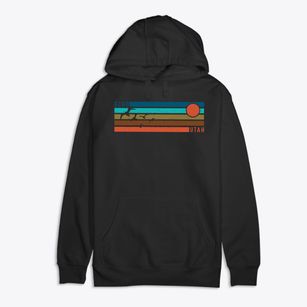 Echo Utah Blissful Sunset Premium Cotton Hoodie