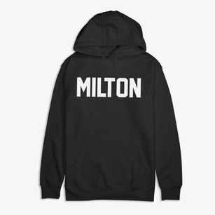 Milton Massachusetts Classic Block Premium Cotton Hoodie