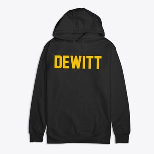 Dewitt Michigan Classic Block Premium Cotton Hoodie