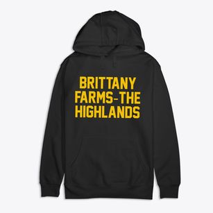 Brittany Farms-the Highlands Pennsylvania Classic Block Premium Cotton Hoodie