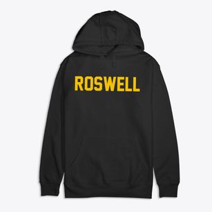 Roswell Ohio Classic Block Premium Cotton Hoodie