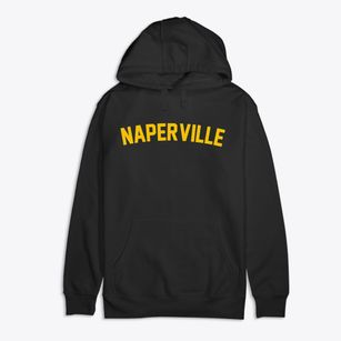 Naperville Illinois Classic Curve Premium Cotton Hoodie