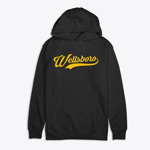 Wellsboro Pennsylvania Vintage Team Premium Cotton Hoodie