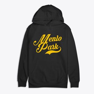 Menlo Park California Vintage Team Premium Cotton Hoodie