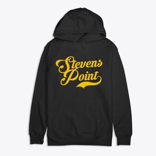 Stevens Point Wisconsin Vintage Team Premium Cotton Hoodie