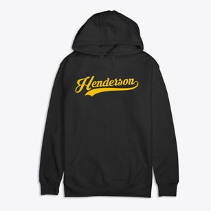 Henderson Illinois Vintage Team Premium Cotton Hoodie