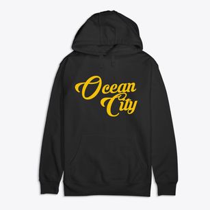 Ocean City Washington Vintage Team Premium Cotton Hoodie